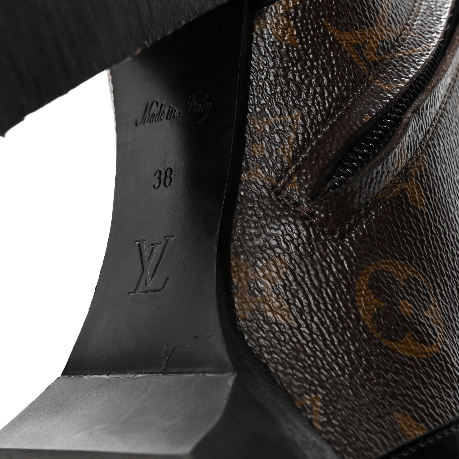 Louis Vuitton Patent Calfskin Monogram Star Trail Ankle Boots 38 Black 14 of 15