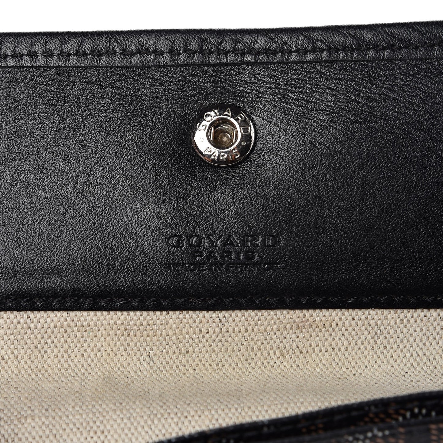 Goyardine Pouch Black