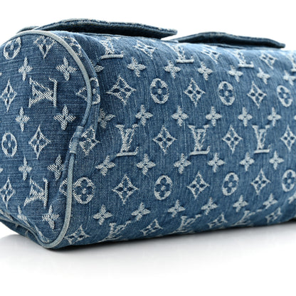 Louis Vuitton Monogram Denim Neo Speedy Blue 8 of 11