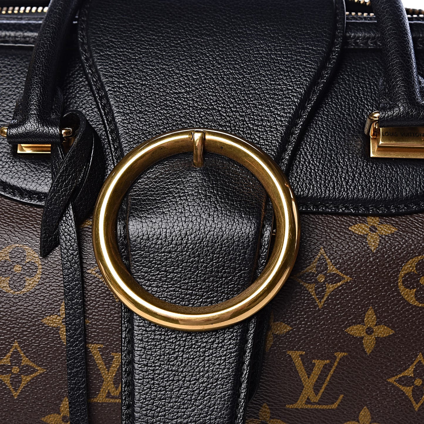 Monogram Golden Arrow Speedy Black