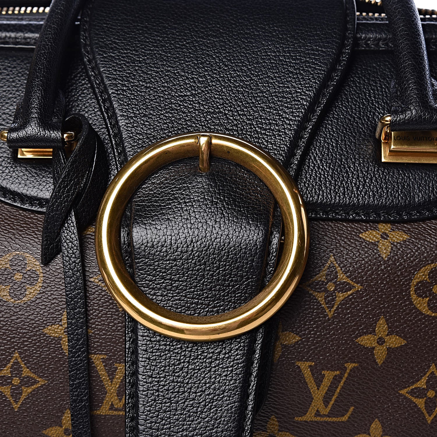 Louis Vuitton Monogram Golden Arrow Speedy Black 10 of 10