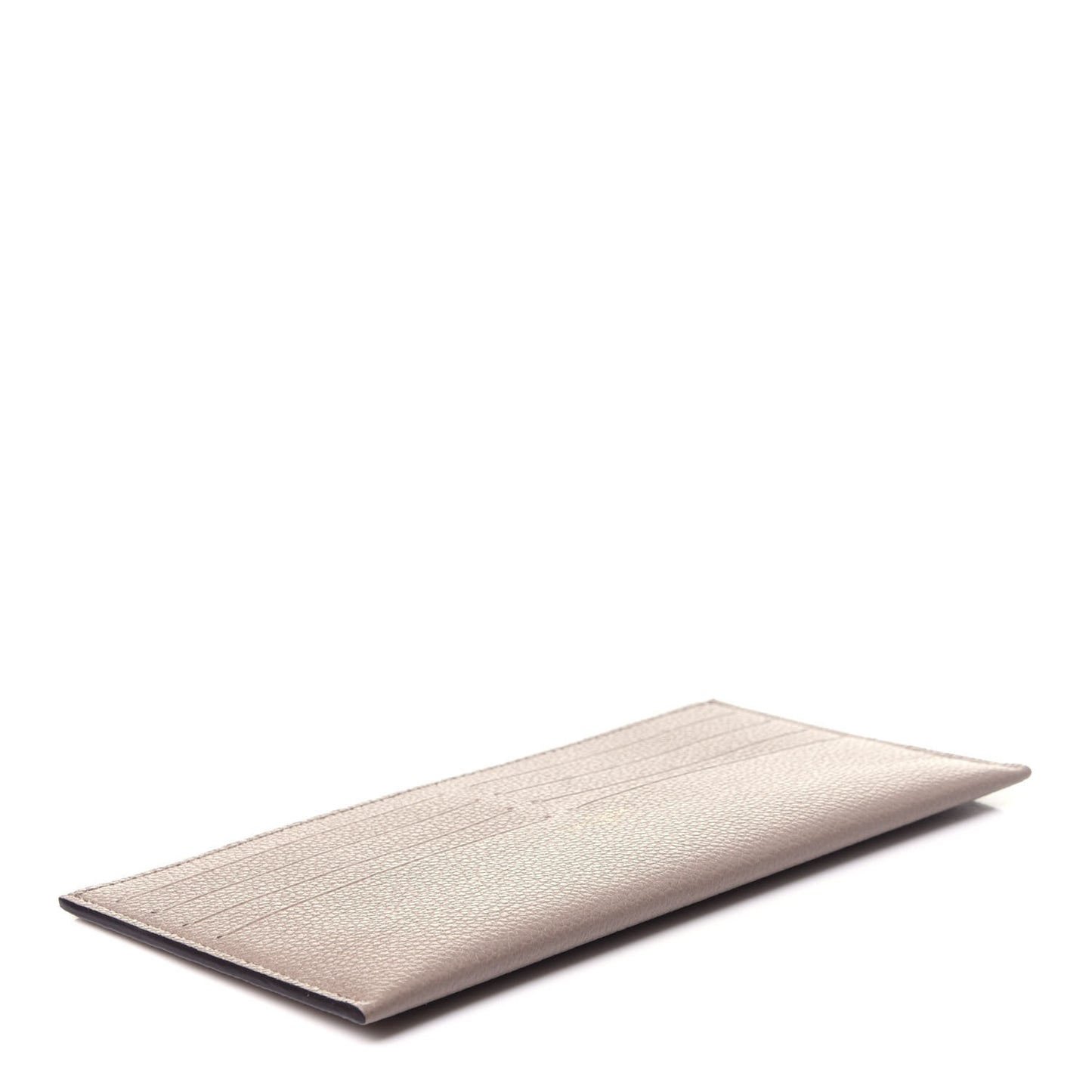 Calfskin Felicie Chain Wallet Card Holder Insert Tourterelle
