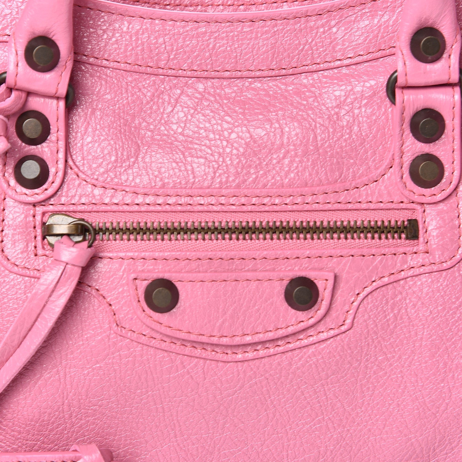 Balenciaga Agneau Classic Silver Hardware S City Rose Guimauve 10 of 10
