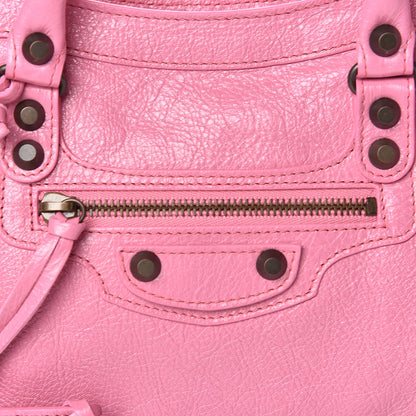 Balenciaga Agneau Classic Silver Hardware S City Rose Guimauve 10 of 10