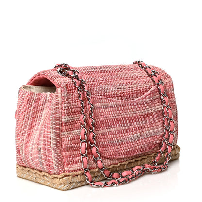 Chanel Tweed Single Flap Pink 3 of 15