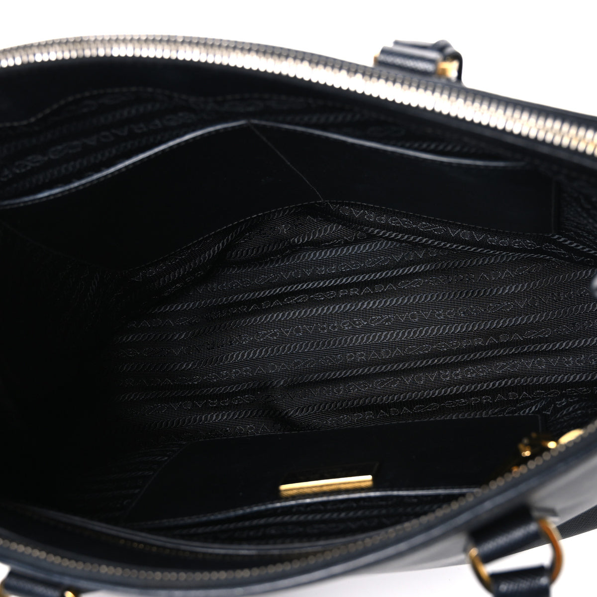 Prada Saffiano Lux Medium Galleria Double Zip Tote Black 5 of 11