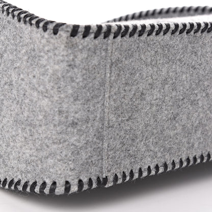 Stella McCartney Eco Felt Logo Crossbody Smoke Slate 9 of 11