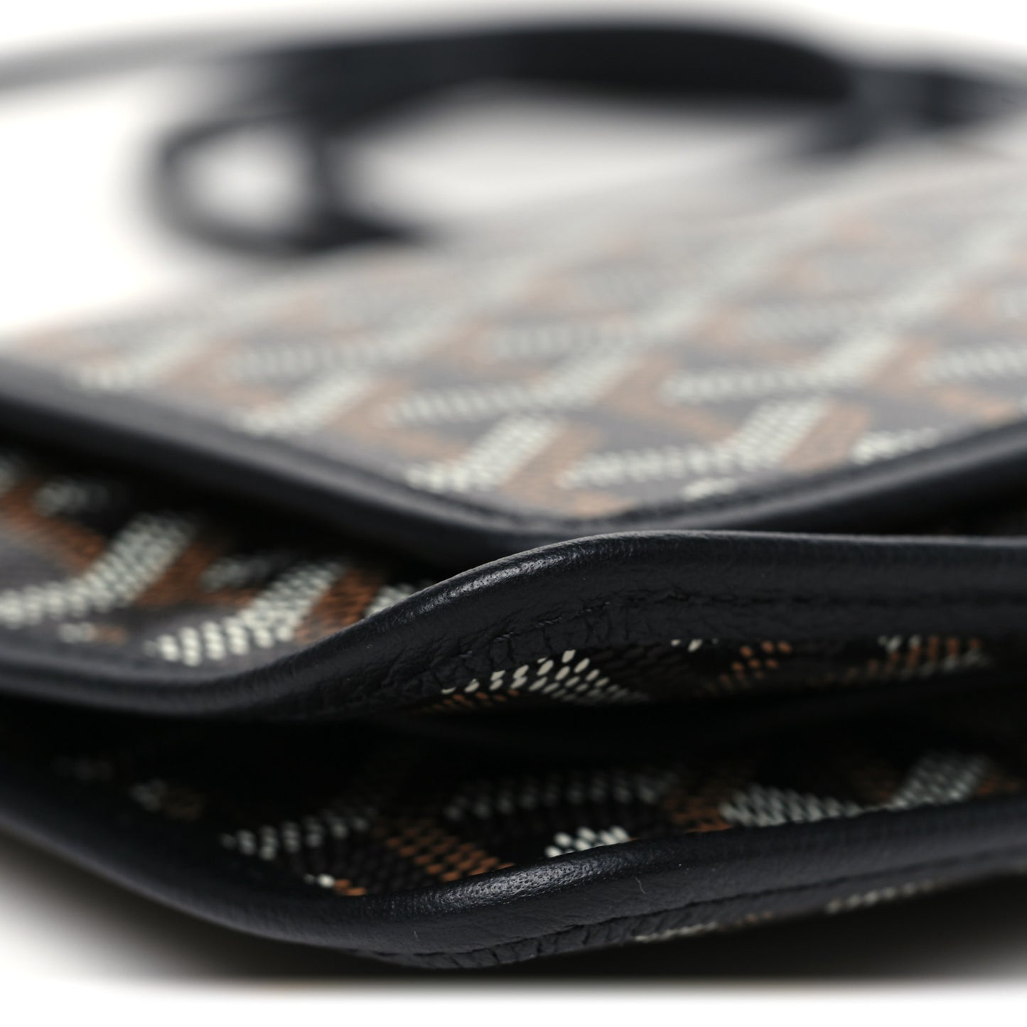 Goyardine Plumet Wallet Clutch Black