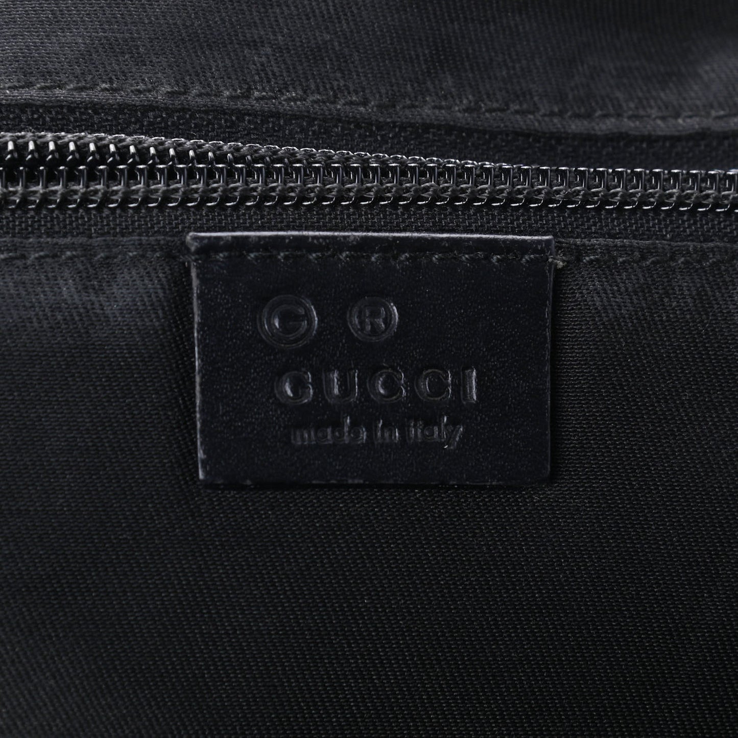 Denim Monogram Flat Messenger Bag Black