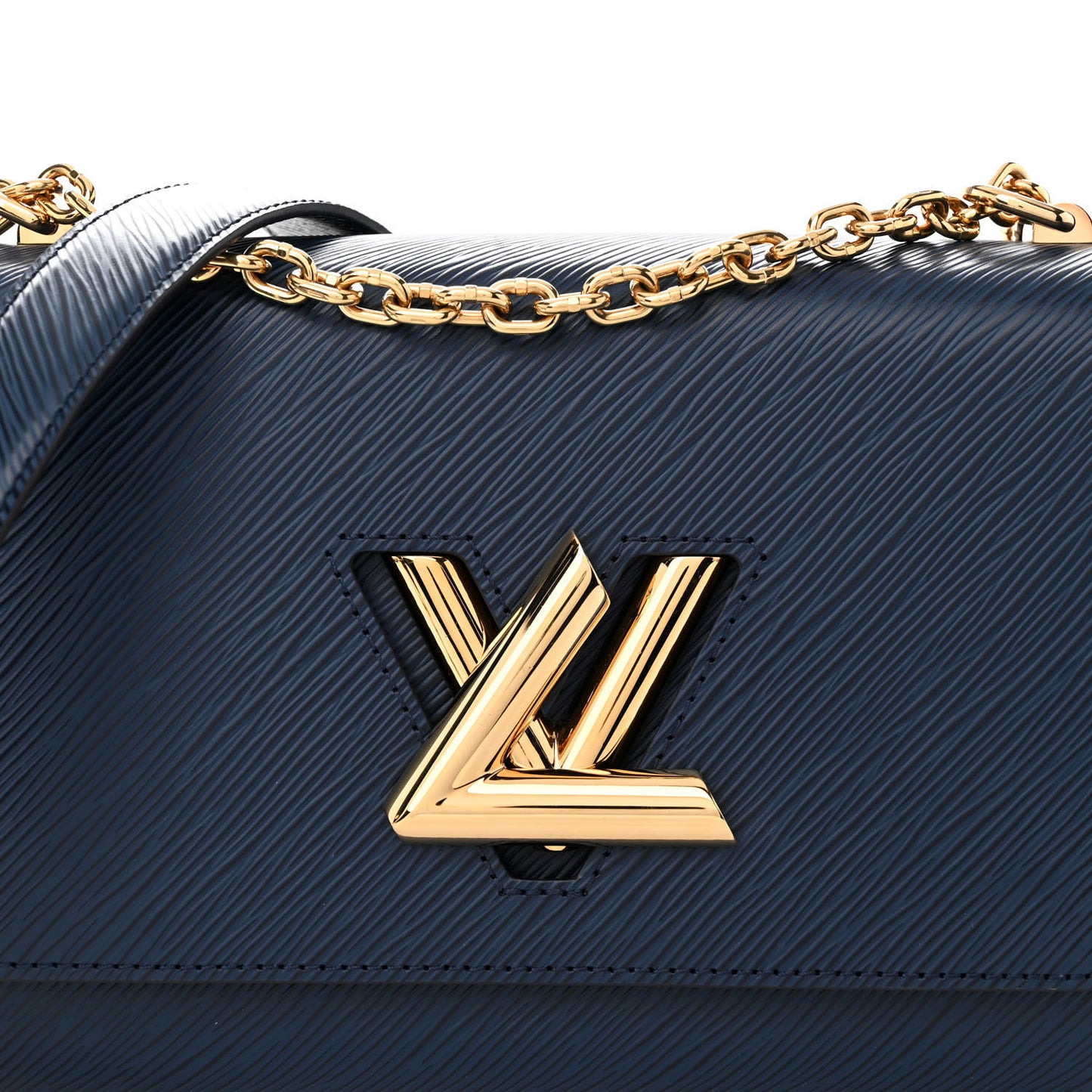 Epi Twist Shoulder Bag MM Indigo