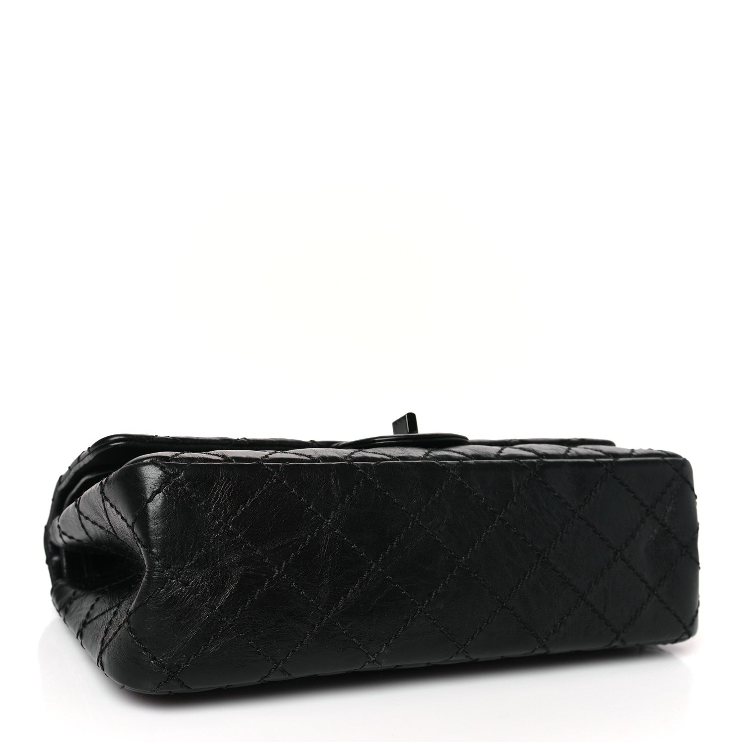 Chanel Aged Calfskin Quilted 2.55 Reissue 225 Flap So Black 4 of 9
