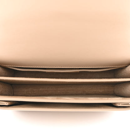Saint Laurent Calfskin Medium Monogram Sunset Dark Beige 5 of 12