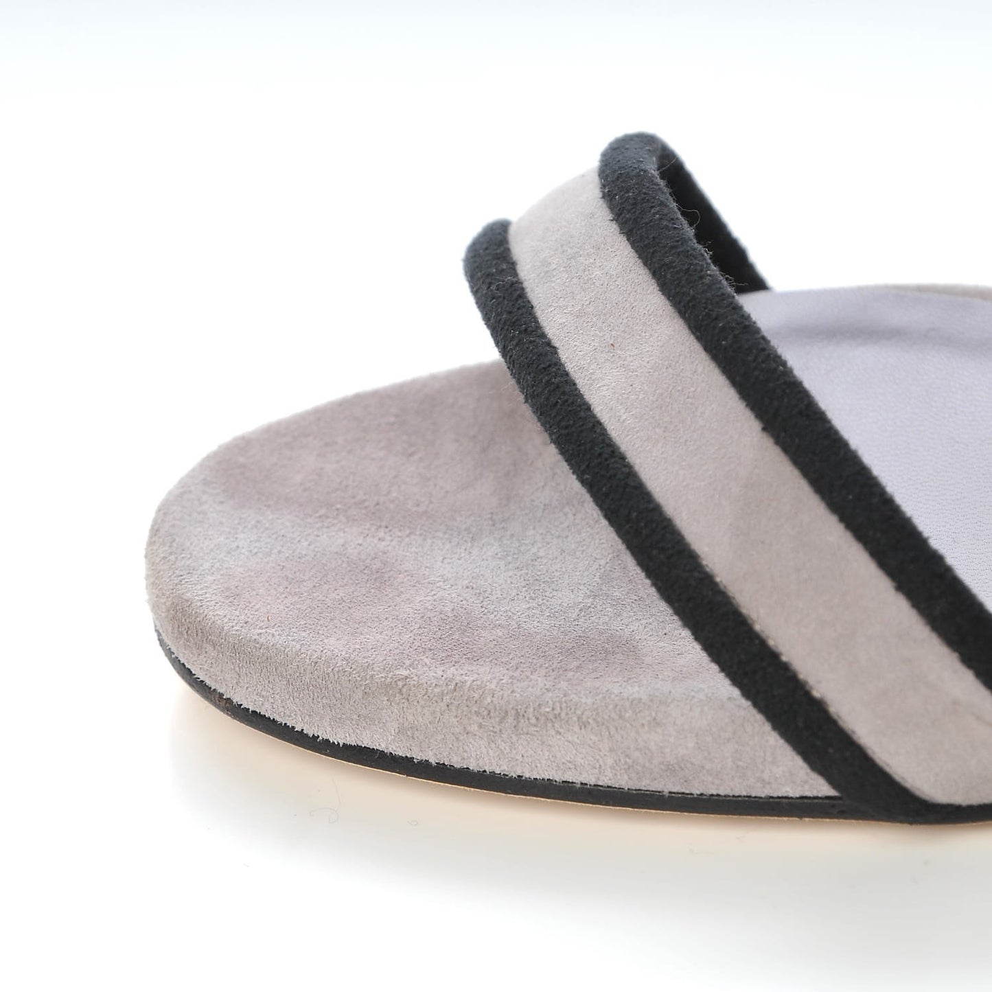 Suede Dempsey Contrast Ankle Strap Sandals 37.5 Gray