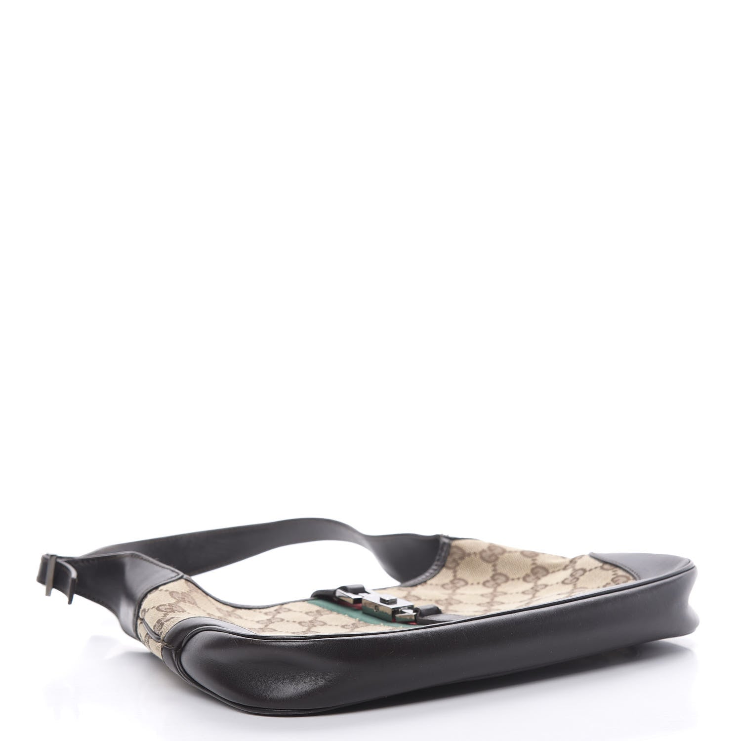 Gucci Monogram Web Small Jackie O Hobo Dark Brown 4 of 18