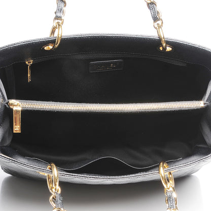 Chanel Caviar Quilted Grand Shopping Tote GST Black 8 of 8