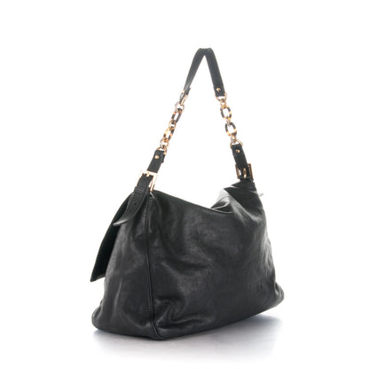 Fendi Calfskin Big Forever Mama Baguette Black 3 of 11