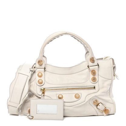 Balenciaga Agneau Giant 21 Gold Hardware City White Light 1 of 9