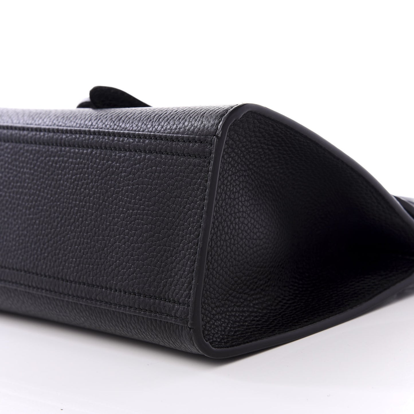 Calfskin Mini GG Marmont Top Handle Bag Black