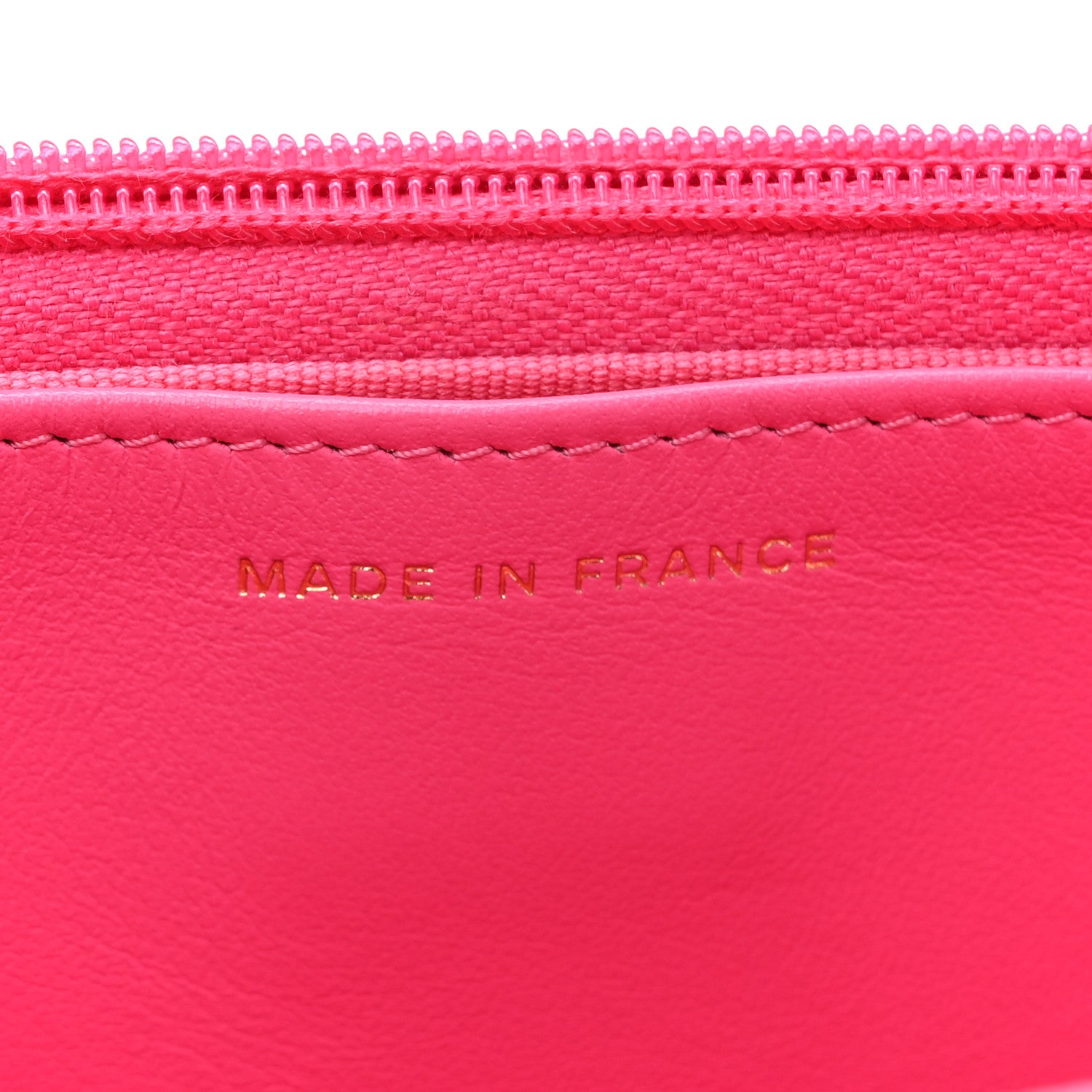 Chanel Caviar Quilted Wallet on Chain WOC Dark Pink 6 of 12