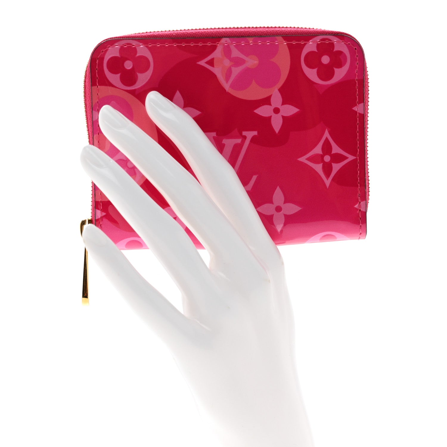 Louis Vuitton Vernis Valentine Zippy Coin Purse Fuchsia 2 of 7