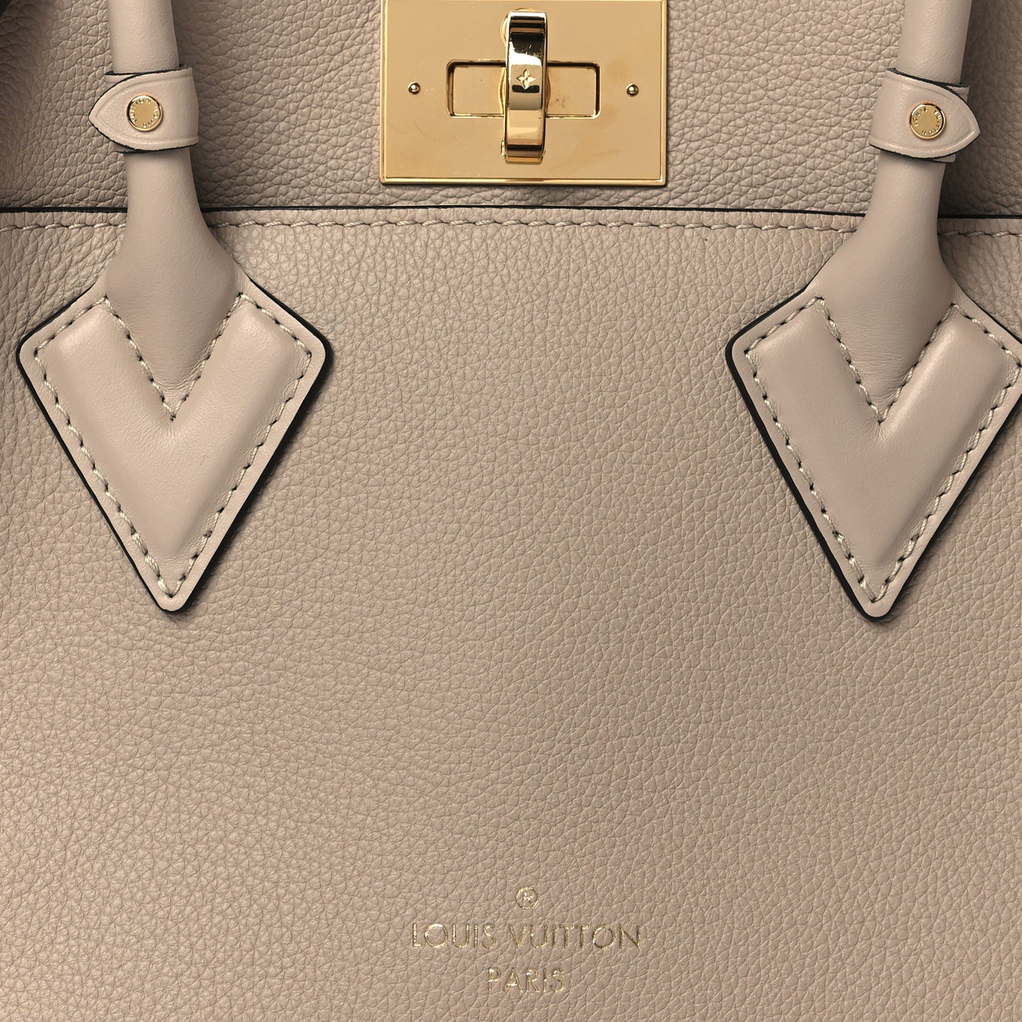 Calfskin Monogram On My Side PM Greige