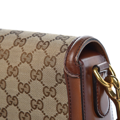 Gucci Monogram Medium Lady Web Shoulder Bag Beige Cuir 10 of 11