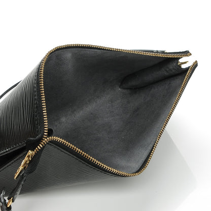 Louis Vuitton Epi Pochette Accessories 24 Black 5 of 6