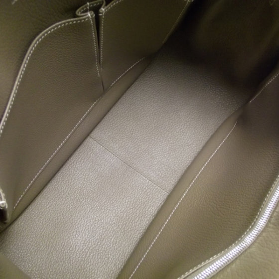 Hermes Taurillon Clemence Jypsiere Gypsy 35 Etoupe 6 of 11