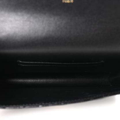 Christian Dior Supple Calfskin Caro Pouch with Chain Black 5 of 11