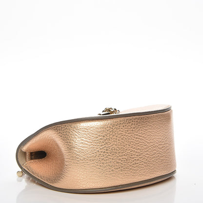 Chloe Metallic Grained Goatskin Nano Drew Shoulder Bag Abstract Gold 4 of 7