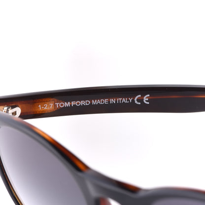 Tom Ford Palmer Round Sunglasses TF522 Tortoise Black 7 of 9