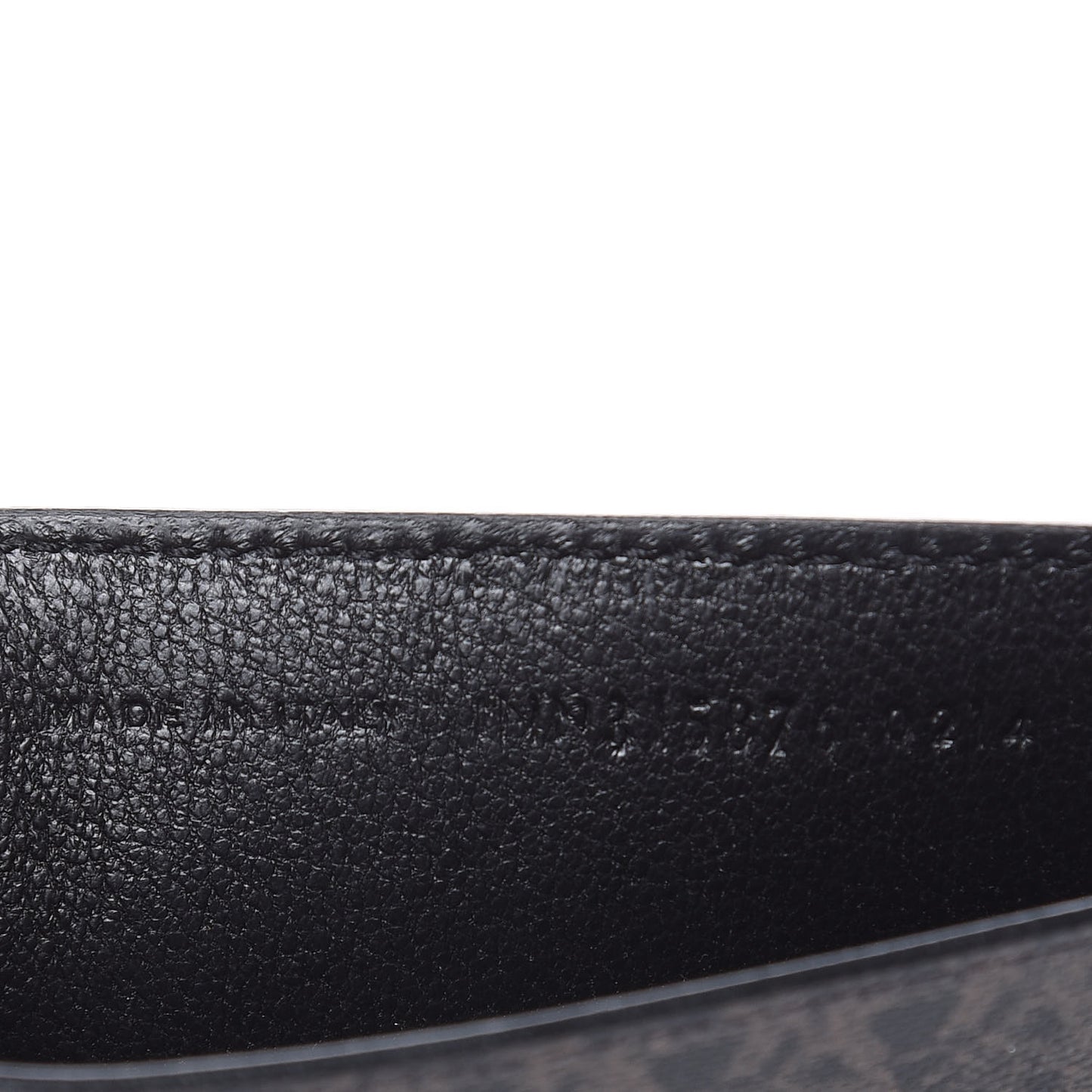 Classic Toile Monogram Fragments Pouch Black Lino