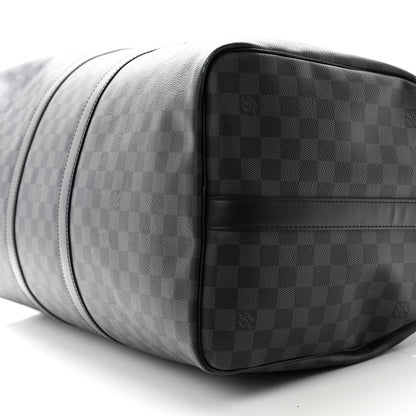 Louis Vuitton Damier Graphite Keepall Bandouliere 55 10 of 12