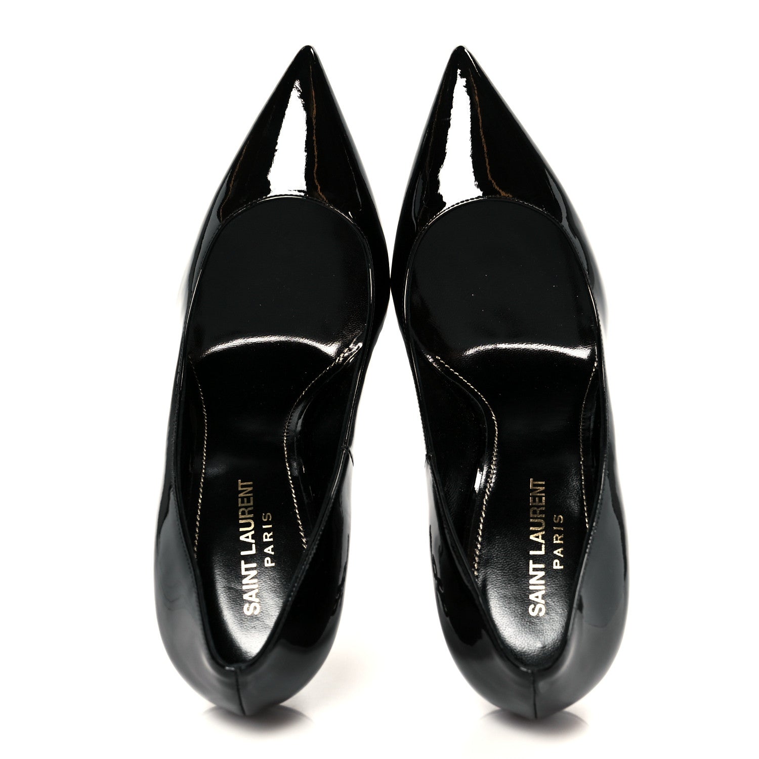 Saint Laurent Patent Opyum 110 Pumps 39 Black 2 of 10