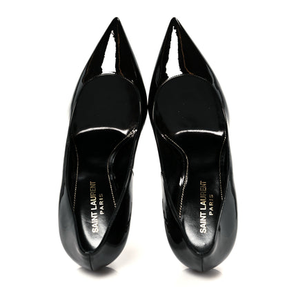 Saint Laurent Patent Opyum 110 Pumps 39 Black 2 of 10