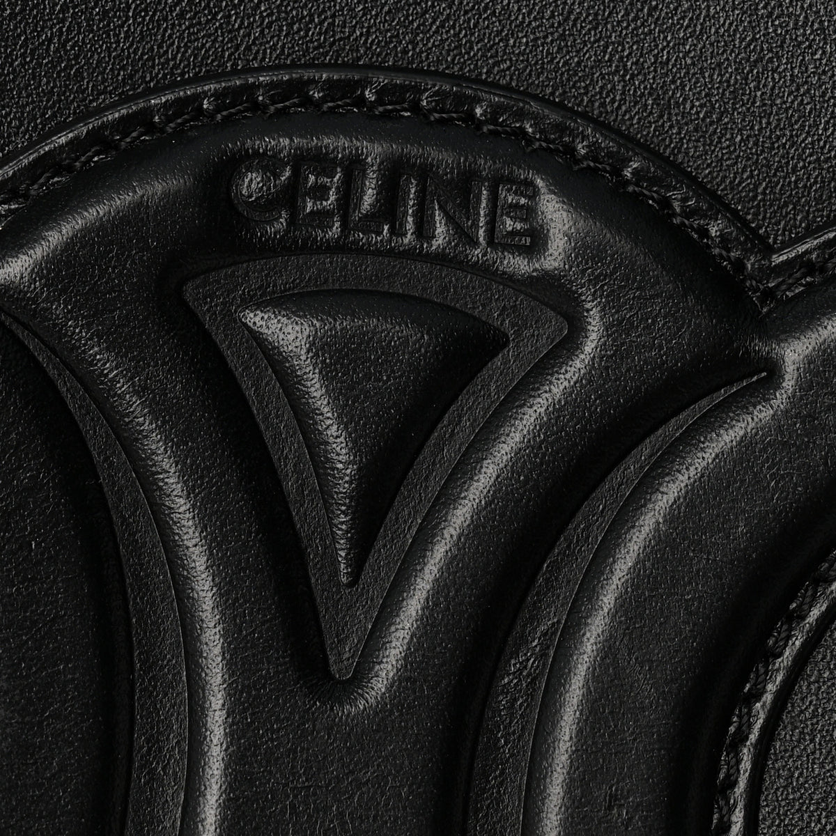 Smooth Calfskin Cuir Triomphe Camera Shoulder Bag Black