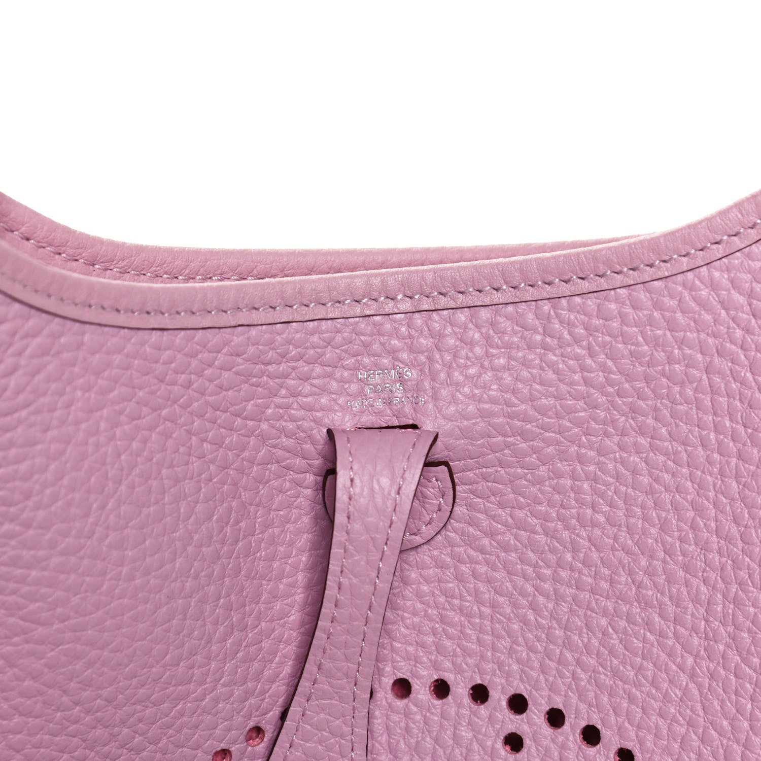 Hermes Taurillon Clemence Evelyne TPM Mauve Sylvestre 6 of 11