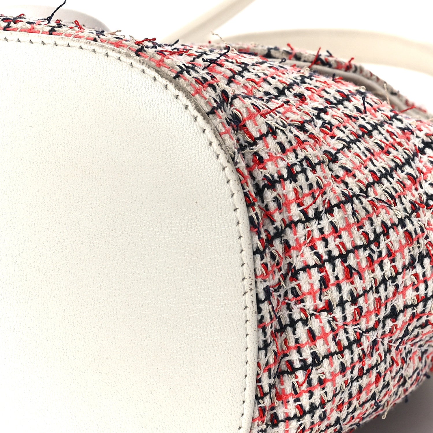 Chanel Tweed CC Mania Backpack Black Red White 9 of 15