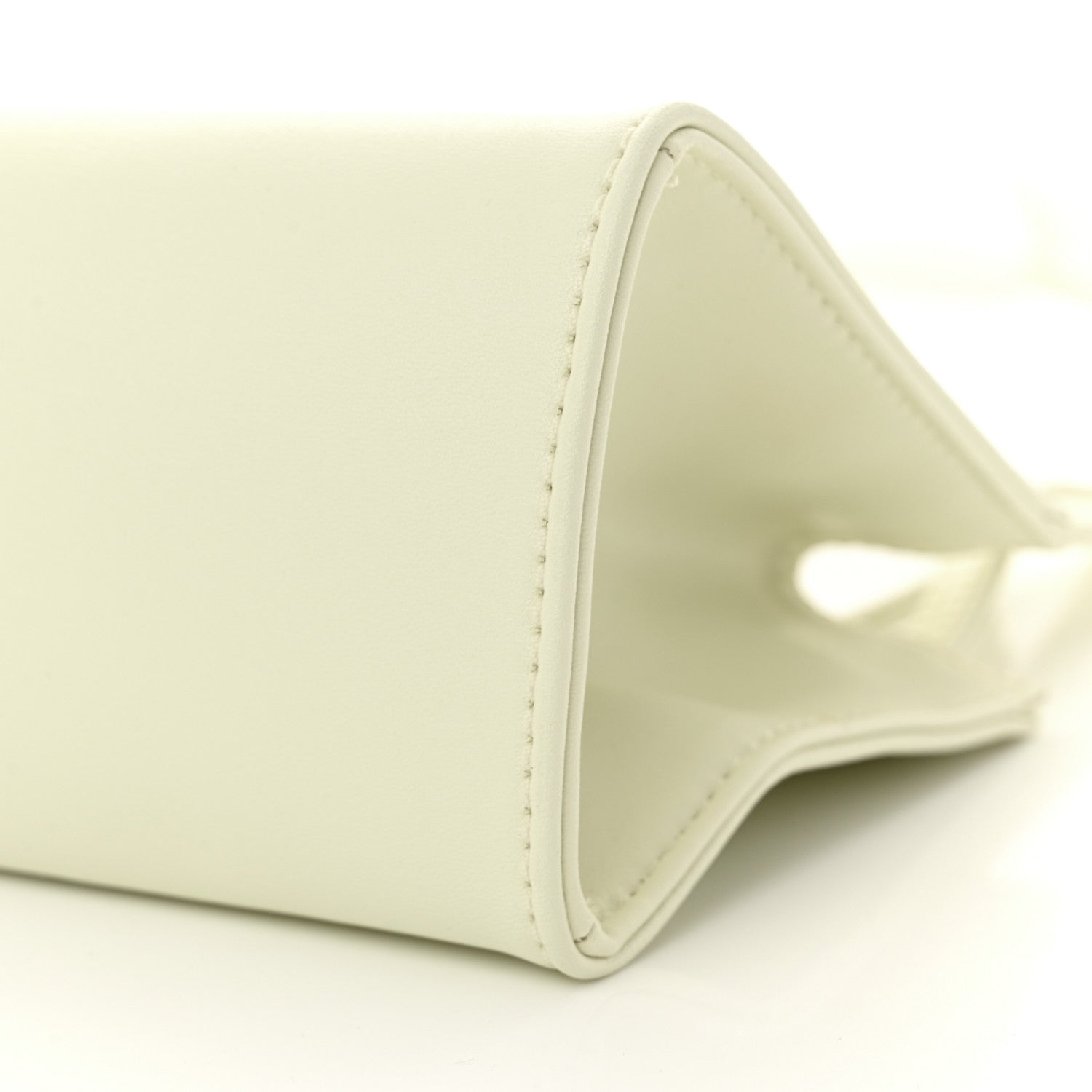 Telfar Vegan Leather Small Shopping Bag White 10 of 11