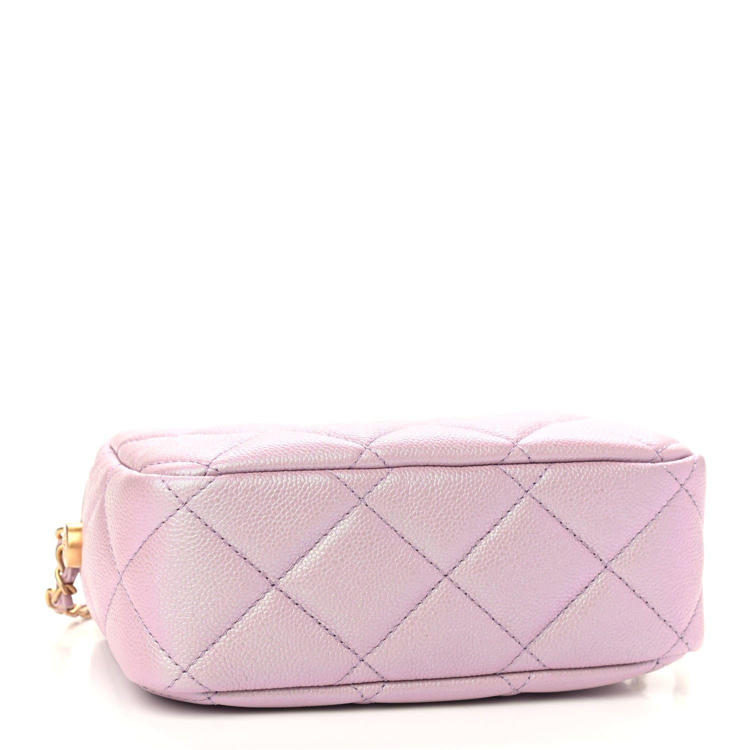 Chanel Iridescent Caviar Quilted Mini My Perfect Camera Case Pink 4 of 9