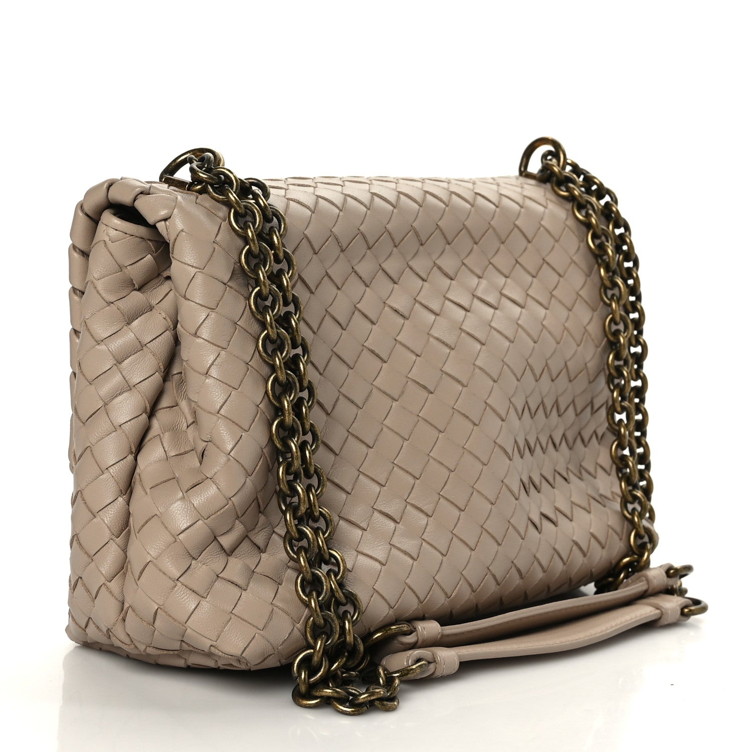 Bottega Veneta Nappa Intrecciato Medium Olimpia Bag Fume 3 of 8