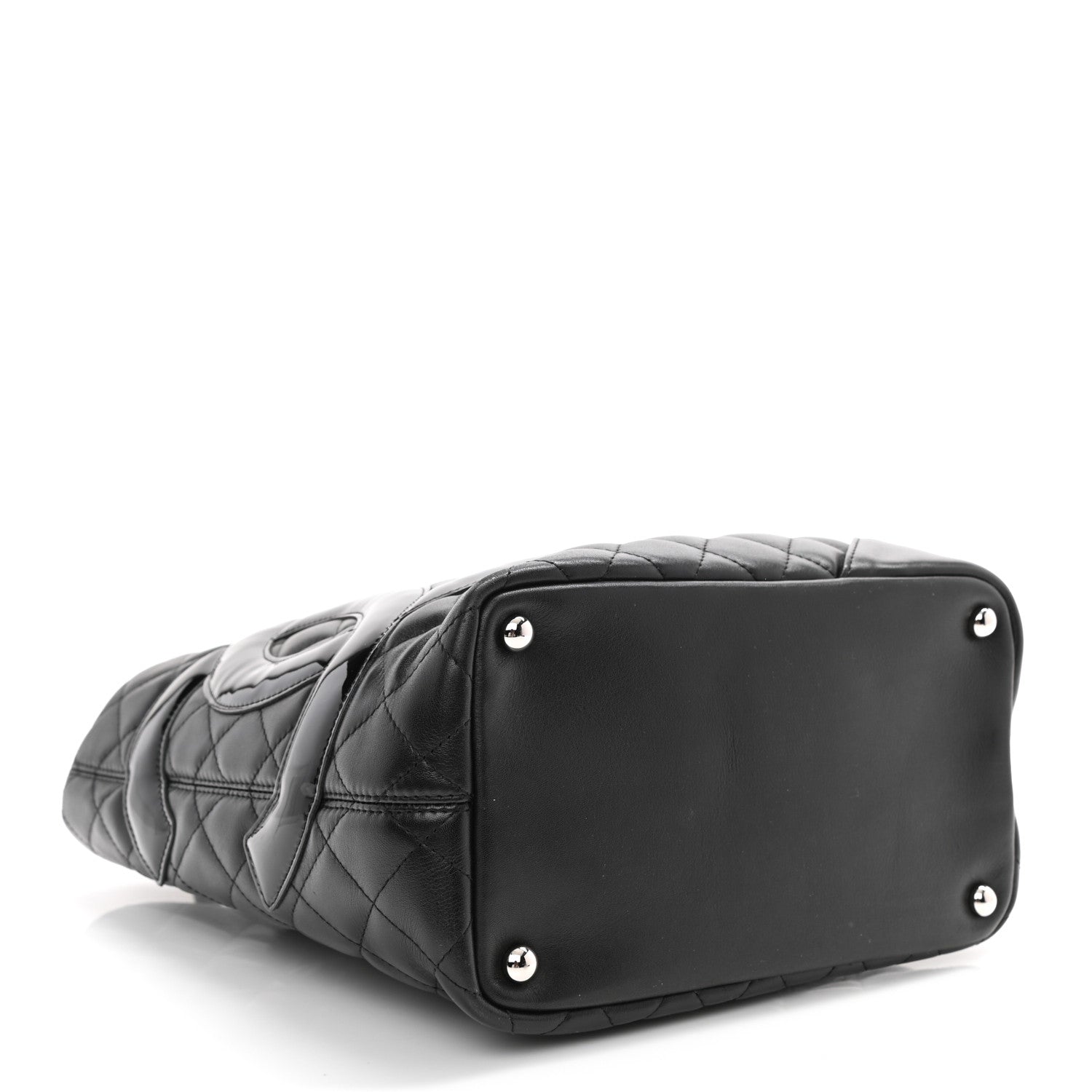 Chanel Calfskin Quilted Medium Cambon Tote Black 6 of 14