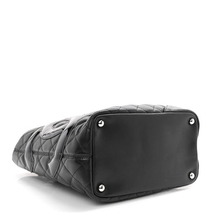 Chanel Calfskin Quilted Medium Cambon Tote Black 6 of 14