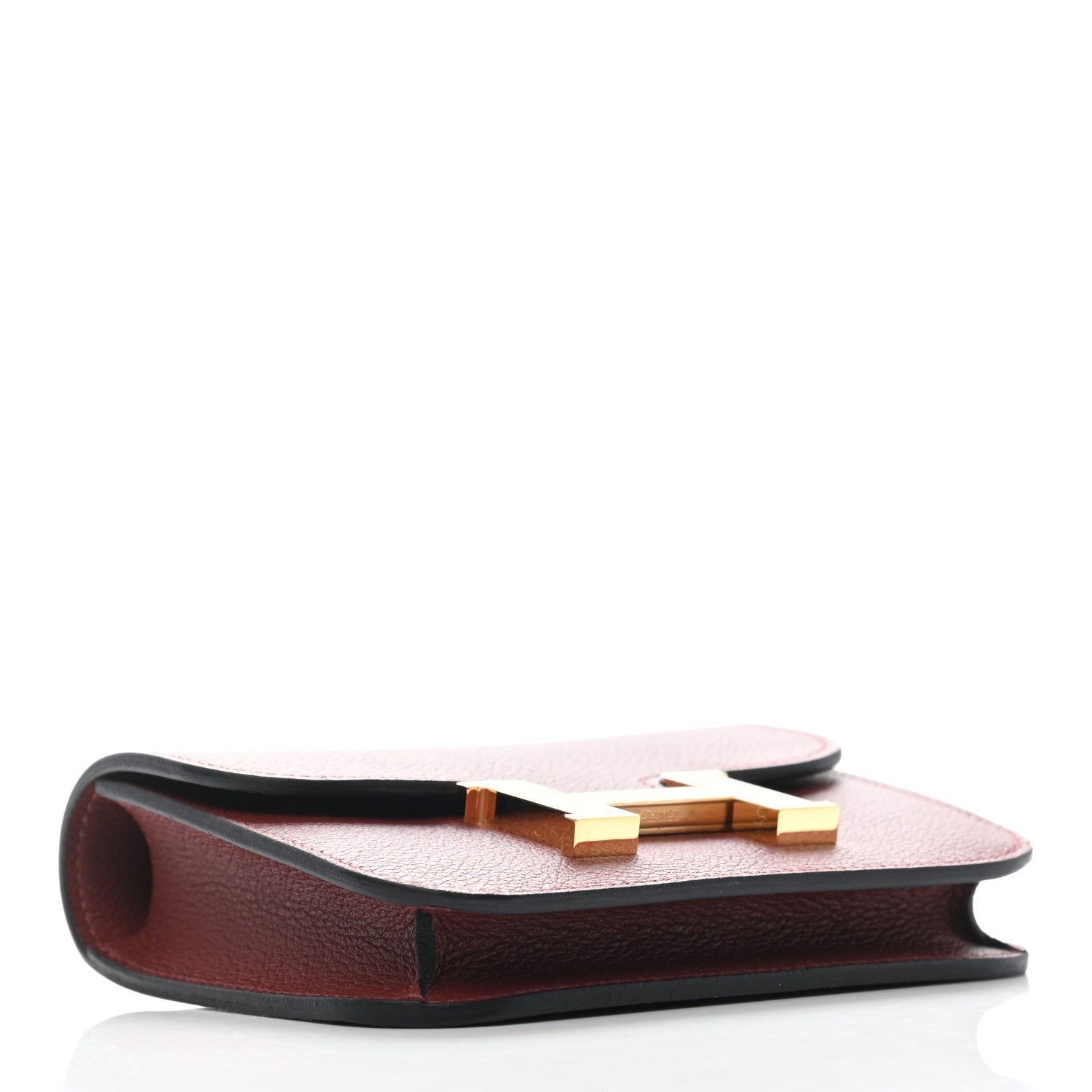 Hermes Evercolor Constance Slim Wallet Rouge H 3 of 8