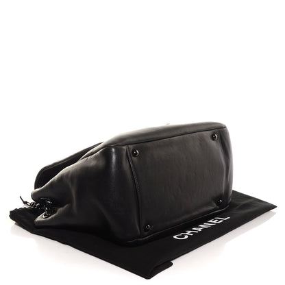 Chanel Lambskin Studded Accordion CC Flap Black 4 of 7