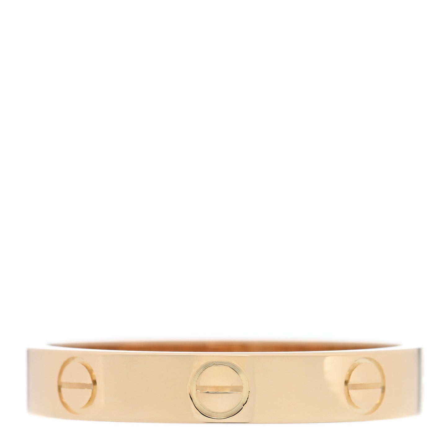 18K Yellow Gold 3.5mm LOVE Wedding Band Ring 57 8