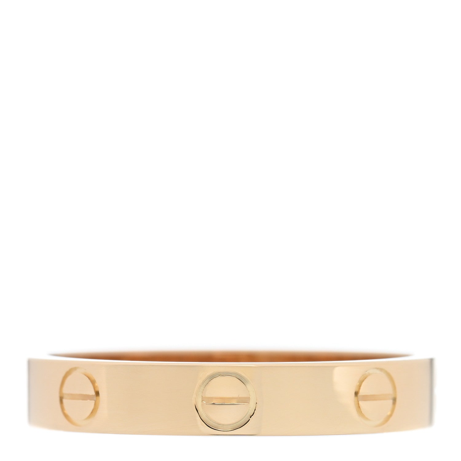 Cartier 18K Yellow Gold 3.5mm LOVE Wedding Band Ring 57 8 3 of 6
