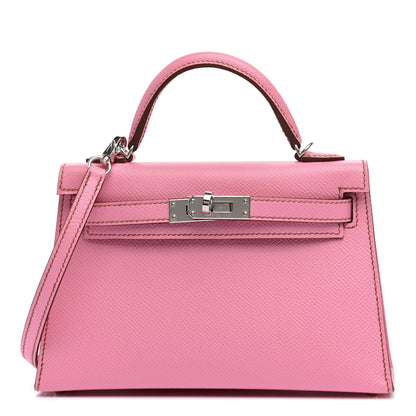Hermes Epsom Mini Kelly Sellier 20 5P Pink 1 of 10
