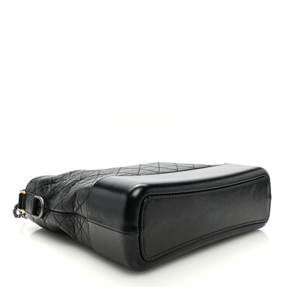 Chanel Aged Calfskin Quilted Large Gabrielle Hobo Black 4 of 9