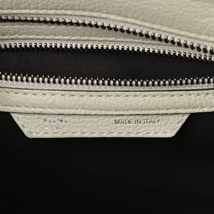 Celine Drummed Calfskin Micro Luggage Lune 6 of 9